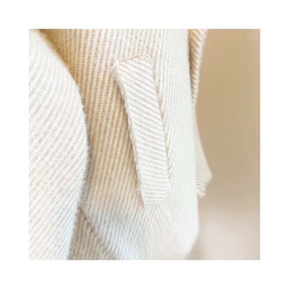 🤍 Aly Daly Cream Textured Coat – Size L (Never Worn) - Picture 4 of 8